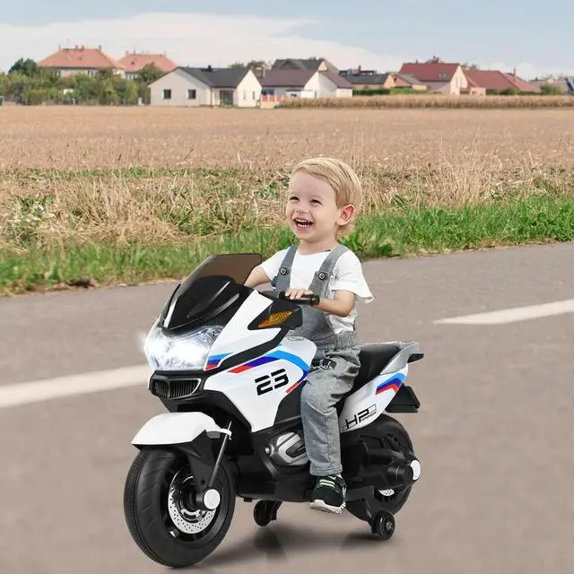 Alt view image 3 of 7 - SlickBlue 12V Kids Ride On Motorcycle Electric Motor Bike