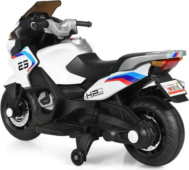 Alt view image 5 of 7 - SlickBlue 12V Kids Ride On Motorcycle Electric Motor Bike