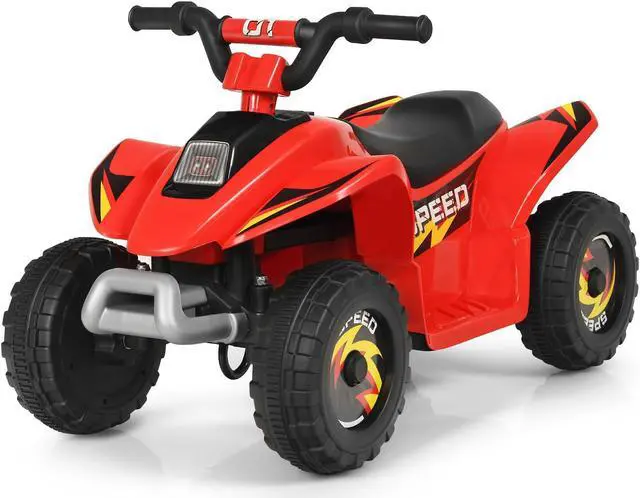 Alt view image 6 of 7 - SlickBlue 6V Kids Electric ATV 4 Wheels Ride-On Toy