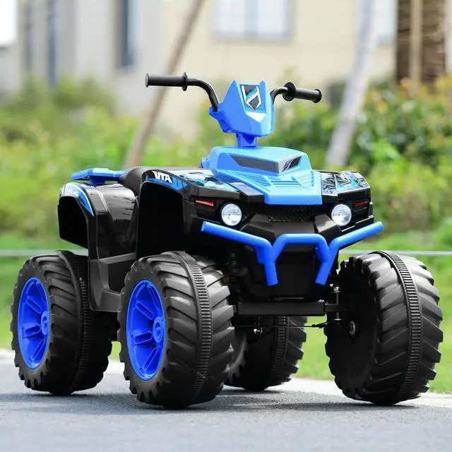 Alt view image 3 of 7 - SlickBlue 12V Kids Ride on ATV with LED Lights and Treaded Tires and LED lights