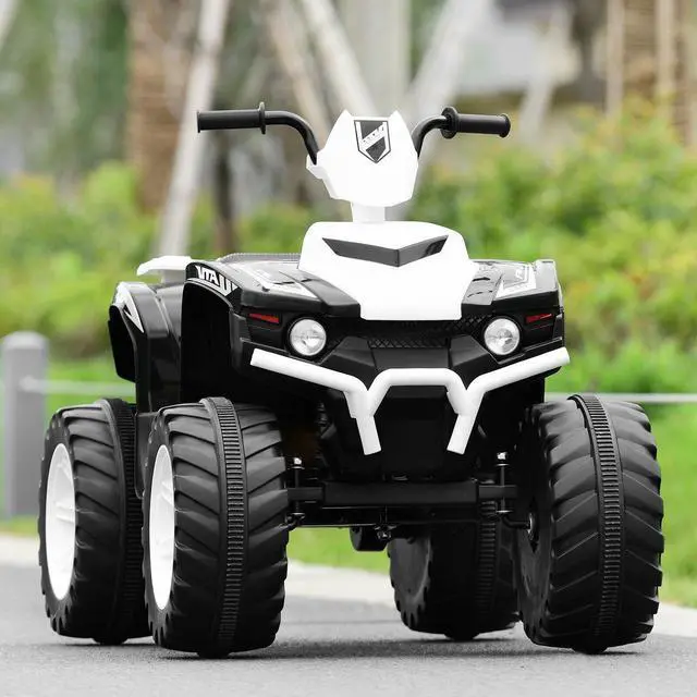 Alt view image 3 of 7 - SlickBlue 12V Kids Ride on ATV with LED Lights and Treaded Tires and LED lights