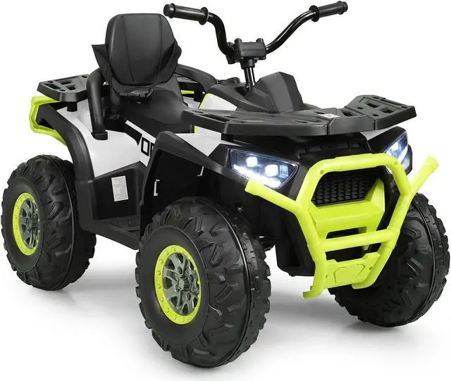 Main image of SlickBlue 12 V Kids Electric 4-Wheeler ATV Quad with MP3 and LED Lights