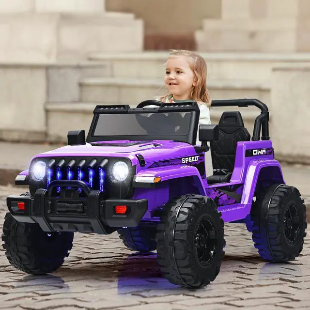 Alt view image 2 of 7 - SlickBlue 12V Kids Ride-on Jeep Car with 2.4 G Remote Control