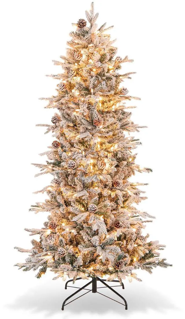 Main image of Pre-Lit Artificial Christmas Tree with LED Lights for Festive Home Display