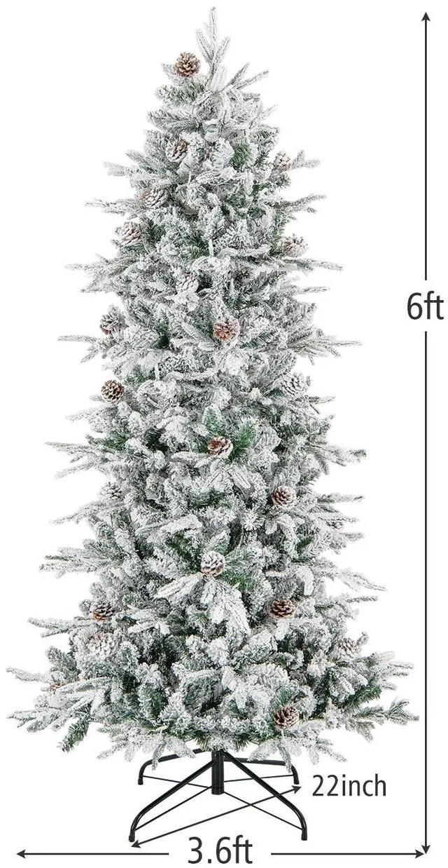 Alt view image 5 of 7 - Pre-Lit Artificial Christmas Tree with LED Lights for Festive Home Display
