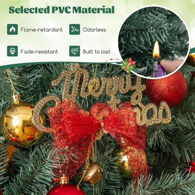 Alt view image 7 of 7 - SlickBlue Pre-Lit Blue Artificial Christmas Tree Slim with 9 Lighting Modes-4.5 ft