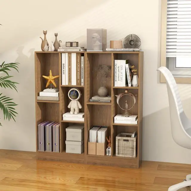 Alt view image 3 of 7 - SlickBlue  5-Cube Floor Bookcase with 2 Anti-Tipping Kits