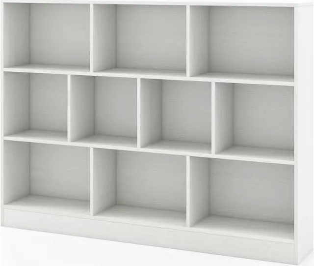 Main image of SlickBlue 41 inches Wooden Toy Storage Organizer with 10 Cubes for Classroom Daycare Nursery Kindergarten