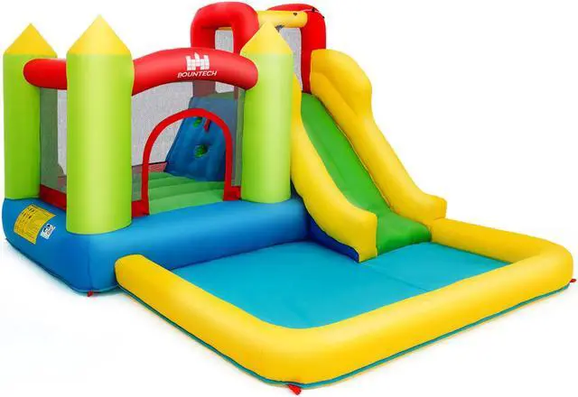 Main image of SlickBlue Inflatable Bounce House Water Slide Jump Bouncer without Blower
