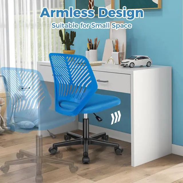 Alt view image 5 of 7 - SlickBlue Height-adjustable Ergonomic Kids Desk Chair with Universal Casters