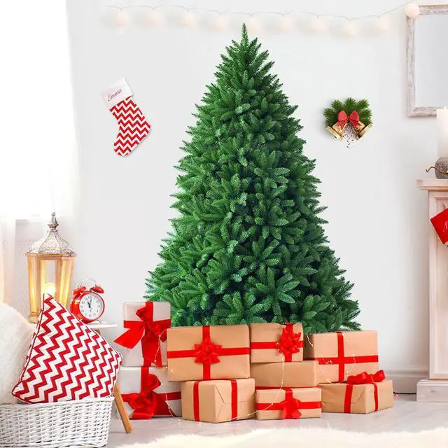 Alt view image 2 of 7 - SlickBlue 6 Feet Unlit Artificial Christmas Tree with 1250 Branch Tips
