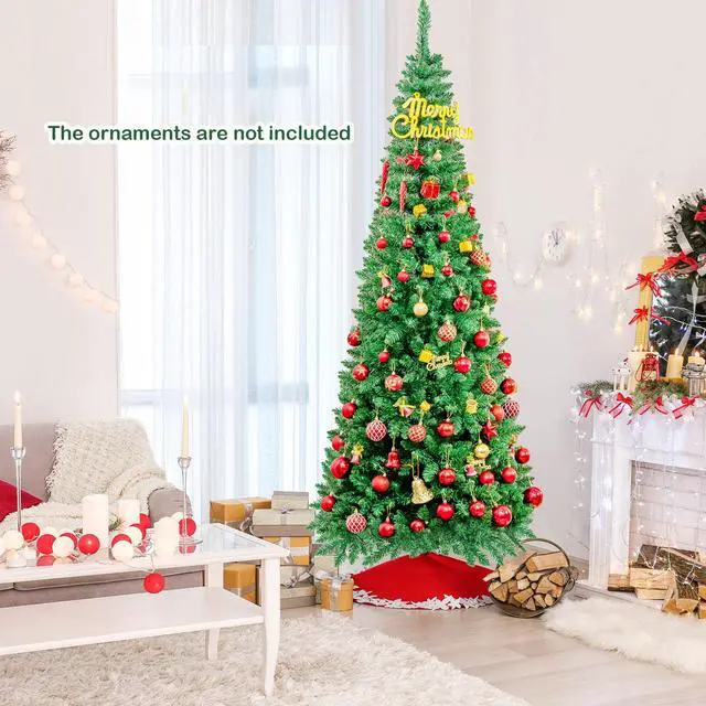 Alt view image 2 of 7 - SlickBlue Artificial National Foot Kingswood Fir Pencil Christmas Tree-7.5 ft