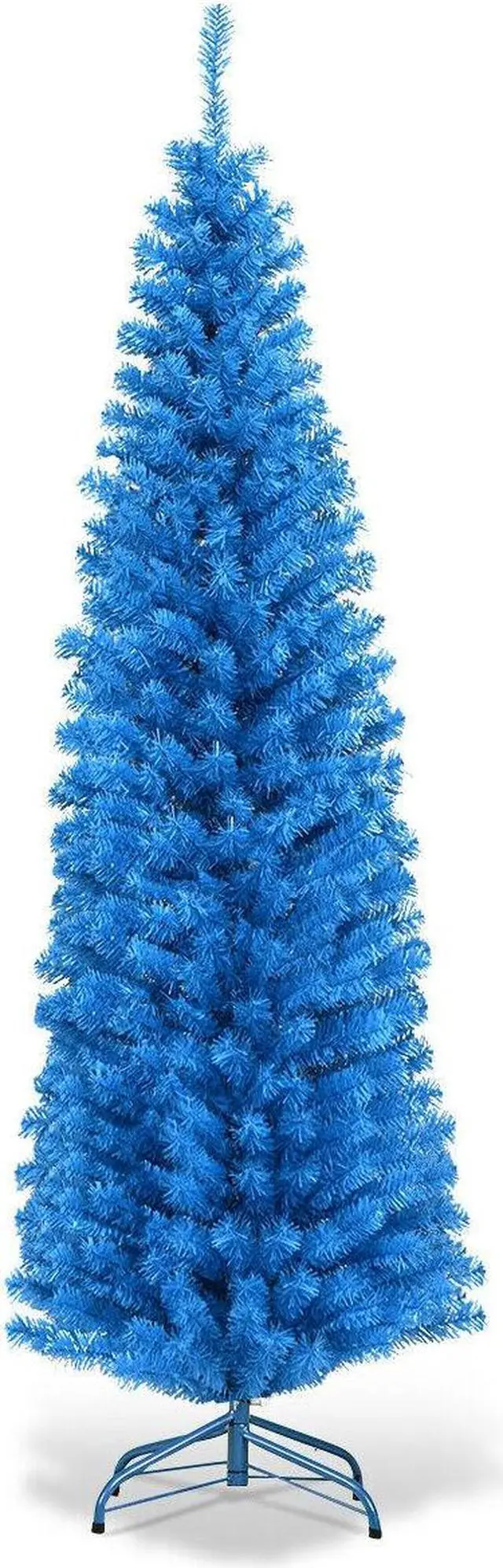 Main image of SlickBlue 6 Feet Unlit Pencil Slim Tree Artificial Christmas Tree