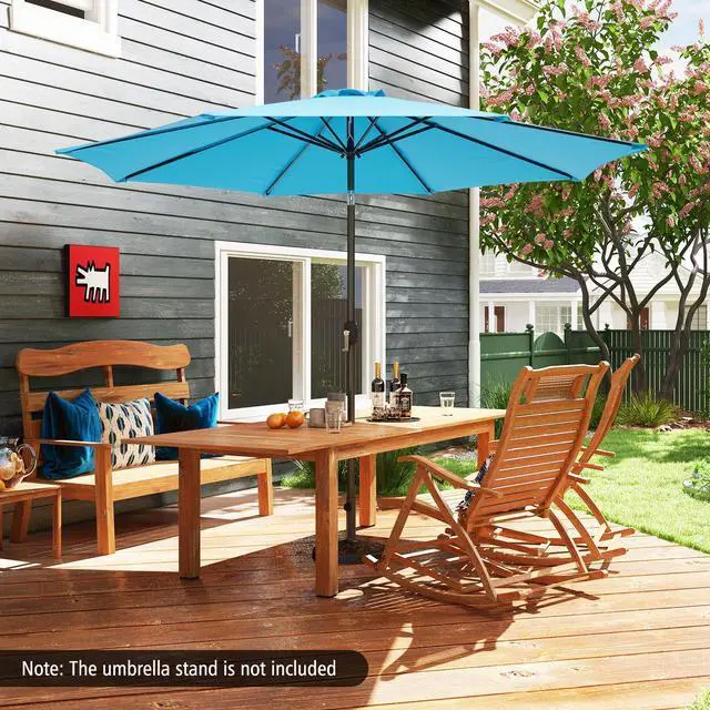 Alt view image 6 of 7 - SlickBlue 10 Feet Outdoor Patio Umbrella with Tilt Adjustment and Crank