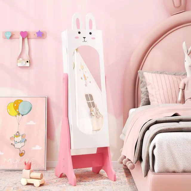 Alt view image 2 of 7 - SlickBlue Kids Room Furniture Set with Princess Vanity Table and Chair