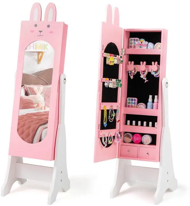 Alt view image 4 of 7 - SlickBlue Kids Room Furniture Set with Princess Vanity Table and Chair