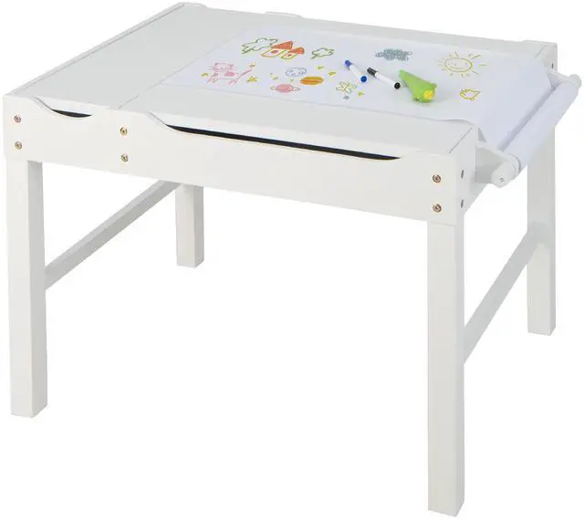 Main image of SlickBlue Wooden Kids Multi Activity Play Table with Storage Paper Roll