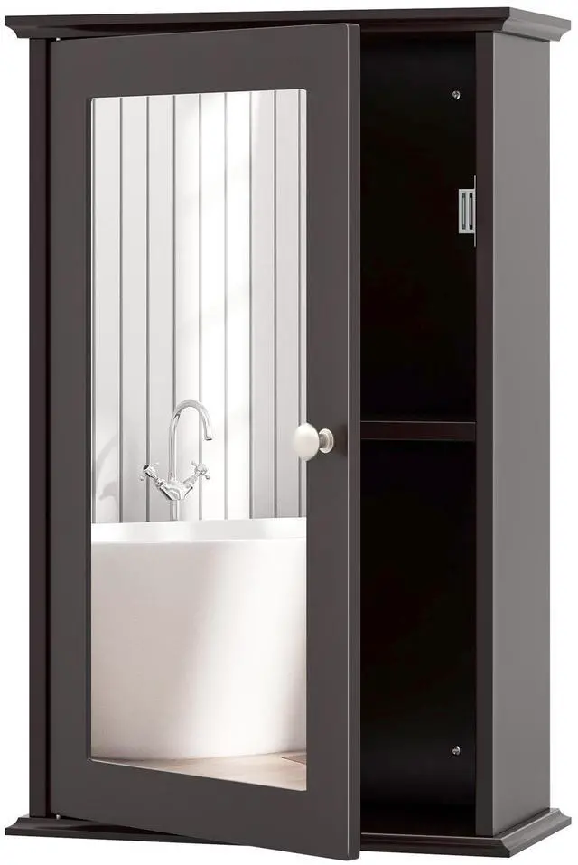 Main image of SlickBlue Bathroom Wall Cabinet with Single Mirror Door