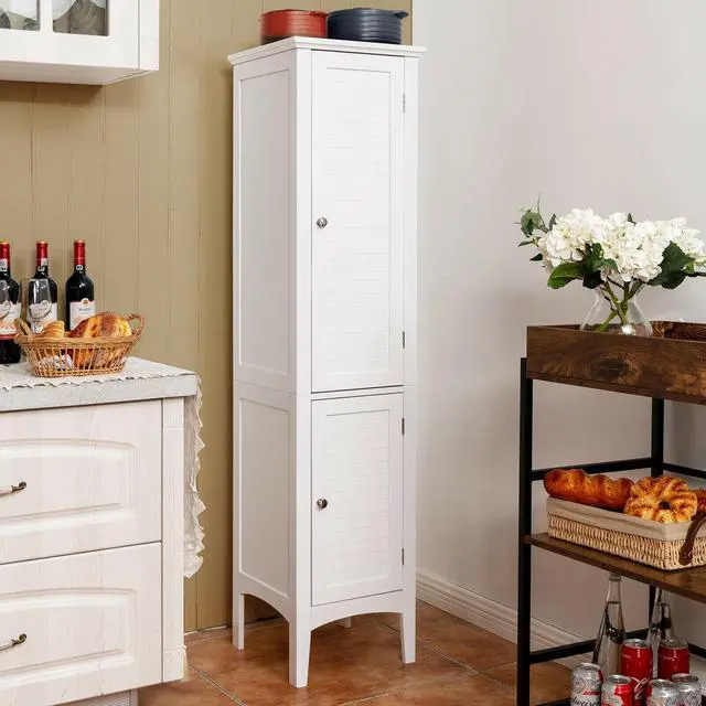Alt view image 2 of 7 - SlickBlue Freestanding Bathroom Storage Cabinet for Kitchen and Living Room