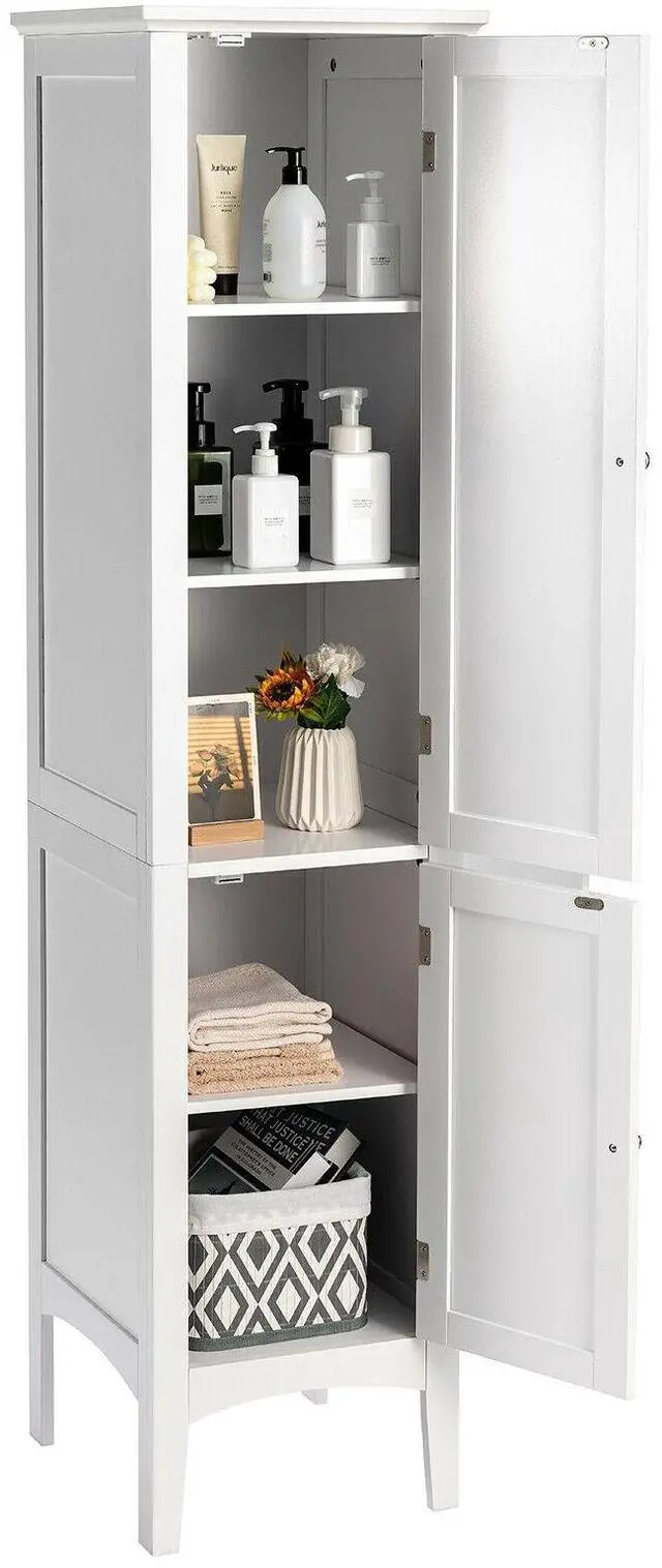 Alt view image 4 of 7 - SlickBlue Freestanding Bathroom Storage Cabinet for Kitchen and Living Room