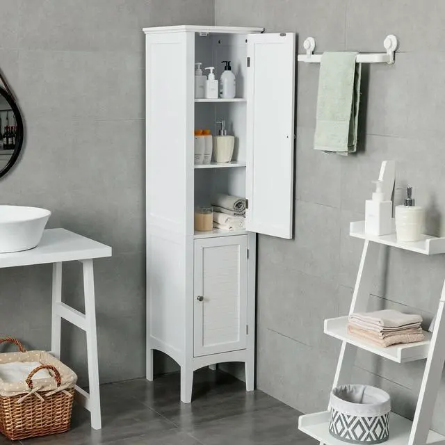 Alt view image 3 of 7 - SlickBlue Freestanding Bathroom Storage Cabinet for Kitchen and Living Room