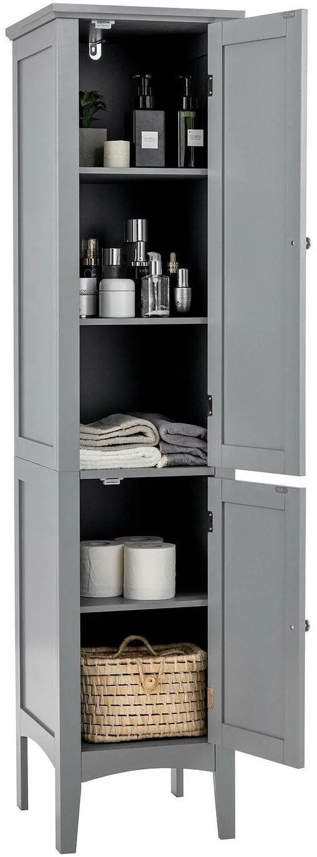 Alt view image 4 of 7 - SlickBlue Freestanding Bathroom Storage Cabinet for Kitchen and Living Room