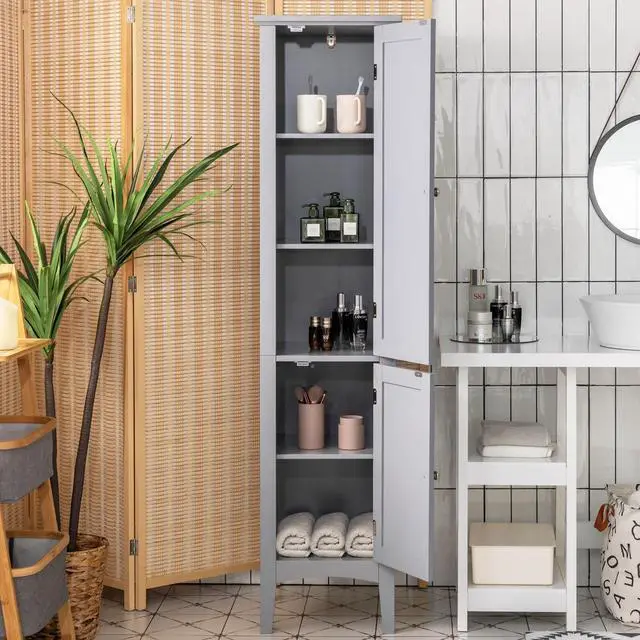 Alt view image 7 of 7 - SlickBlue Freestanding Bathroom Storage Cabinet for Kitchen and Living Room