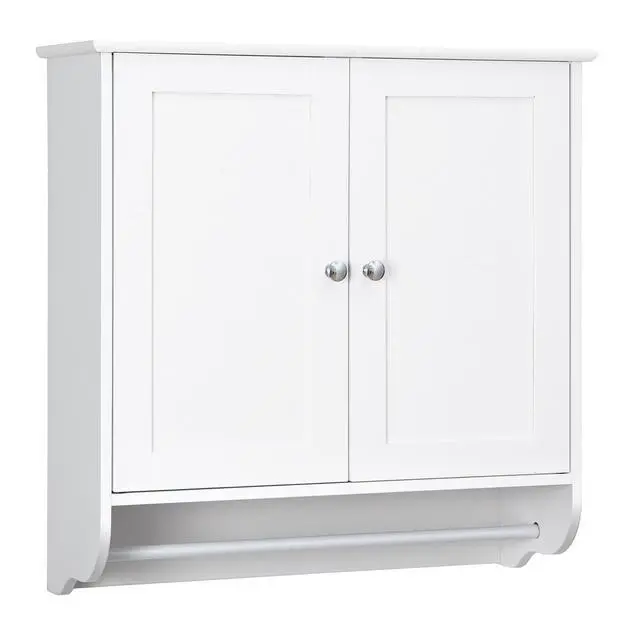 Main image of SlickBlue Wall Mounted Bathroom Storage Medicine Cabinet with Towel Bar