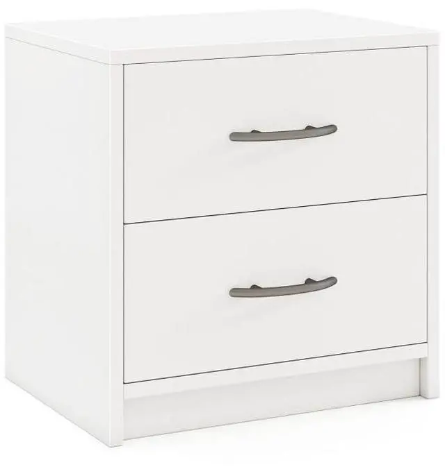 Main image of SlickBlue 2 Drawer Nightstand with Storage for Living Room