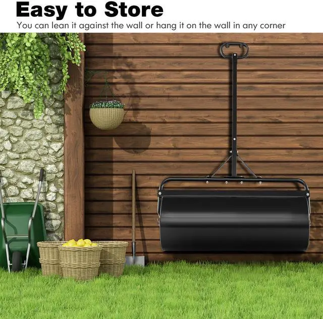 Alt view image 6 of 7 - SlickBlue  Wide Push/Tow Lawn Roller