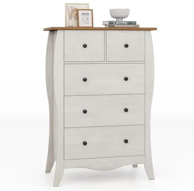 Main image of SlickBlue Closet Storage Organizer with 5 Folding Fabric Drawers and Anti-tipping Kit