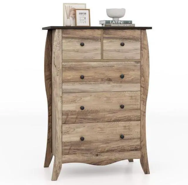 Main image of SlickBlue Closet Storage Organizer with 5 Folding Fabric Drawers and Anti-tipping Kit