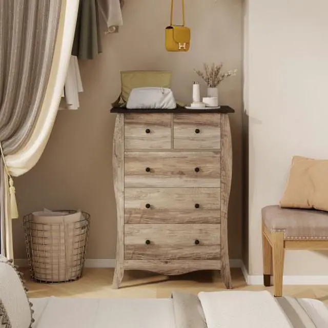 Alt view image 3 of 3 - SlickBlue Closet Storage Organizer with 5 Folding Fabric Drawers and Anti-tipping Kit