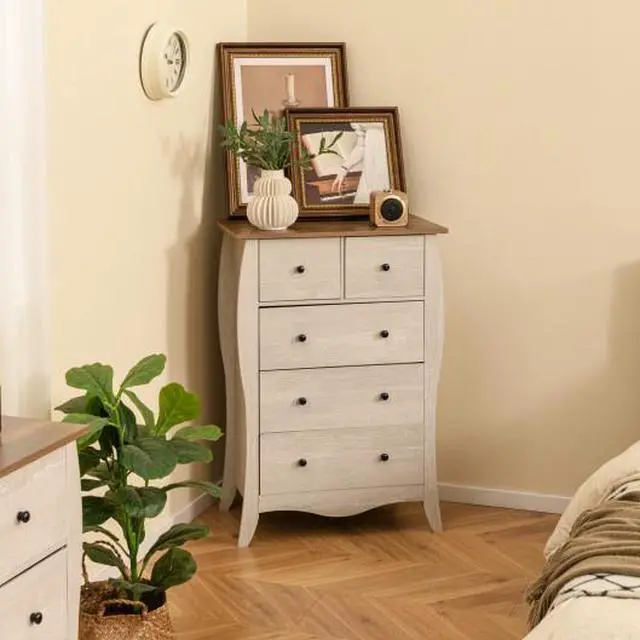 Alt view image 2 of 3 - SlickBlue Closet Storage Organizer with 5 Folding Fabric Drawers and Anti-tipping Kit