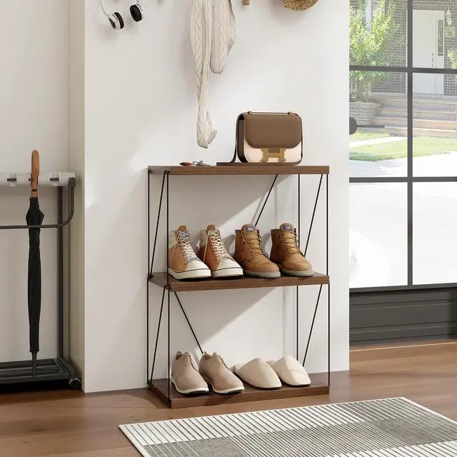 Alt view image 3 of 7 - SlickBlue 3-Tier Multipurpose Display Rack with Metal Frame
