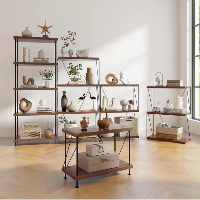 Alt view image 6 of 7 - SlickBlue 3-Tier Multipurpose Display Rack with Metal Frame