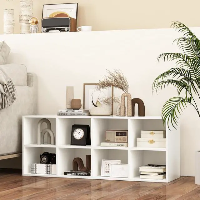 Alt view image 3 of 7 - SlickBlue 8 Cubbies Shoe Organizer with 500 LBS Weight Capacity