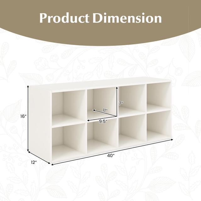 Alt view image 5 of 7 - SlickBlue 8 Cubbies Shoe Organizer with 500 LBS Weight Capacity