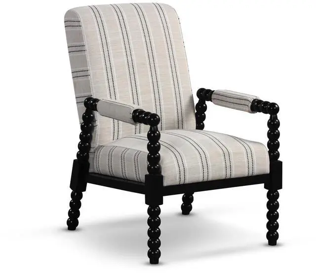 Main image of SlickBlue Upholstered Accent Chair with Rubber Wood Frame for Living Room-Beige