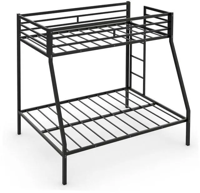 Main image of SlickBlue Bunk Bed with Safety Rail and Ladder for Kid