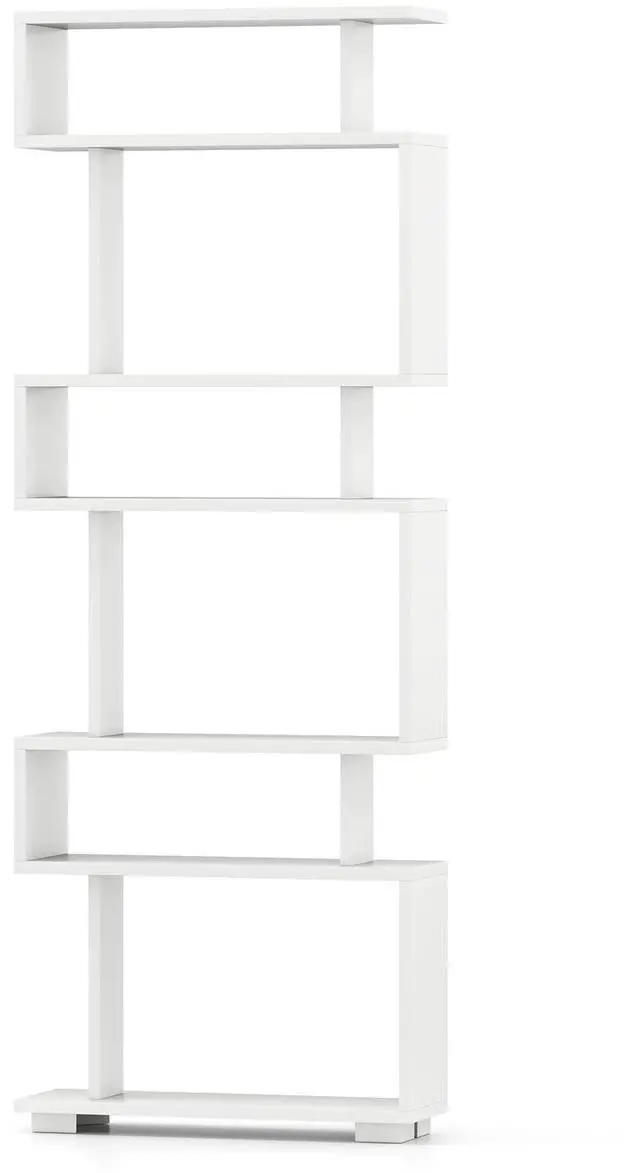 Main image of SlickBlue 6-Tier Bookcase with Anti-Tipping Kit