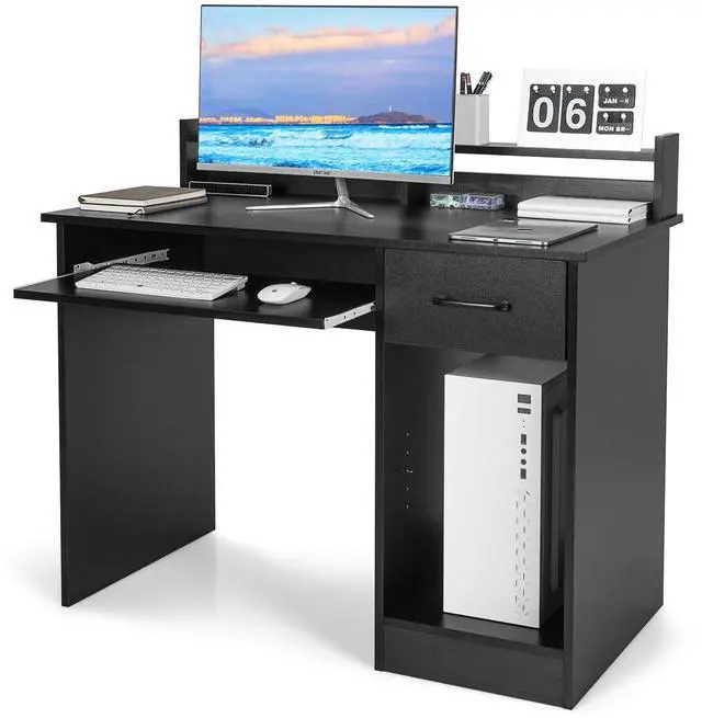 Alt view image 6 of 7 - SlickBlue Study Laptop Table with Drawer and Keyboard Tray