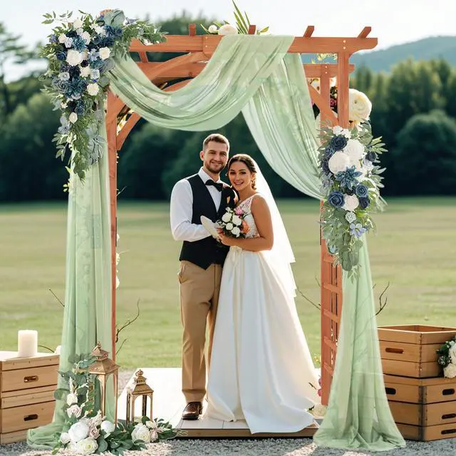 Alt view image 6 of 7 - SlickBlue Garden Archway Arch Lattice Trellis Pergola for Climbing Plants and Outdoor Wedding Bridal Decor