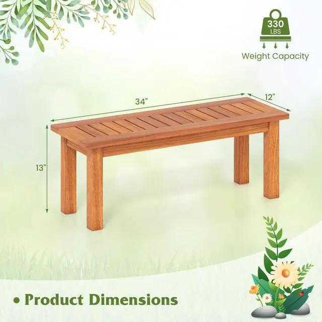 Alt view image 5 of 7 - SlickBlue Wooden Plant Stand Outdoor Indoor Solid Wood Flower Pot Holder Display Shelf