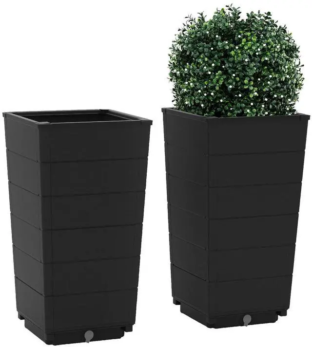 Alt view image 4 of 7 - SlickBlue Modern Flower Planter for Front Porch and Lobby