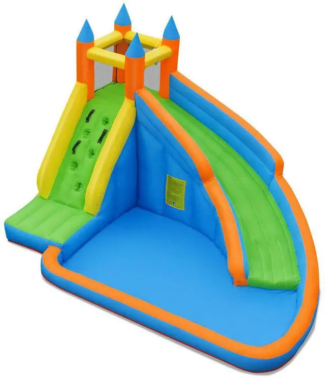 Alt view image 3 of 7 - SlickBlue Inflatable Mighty Bounce House Jumper with Water Slide without Blower