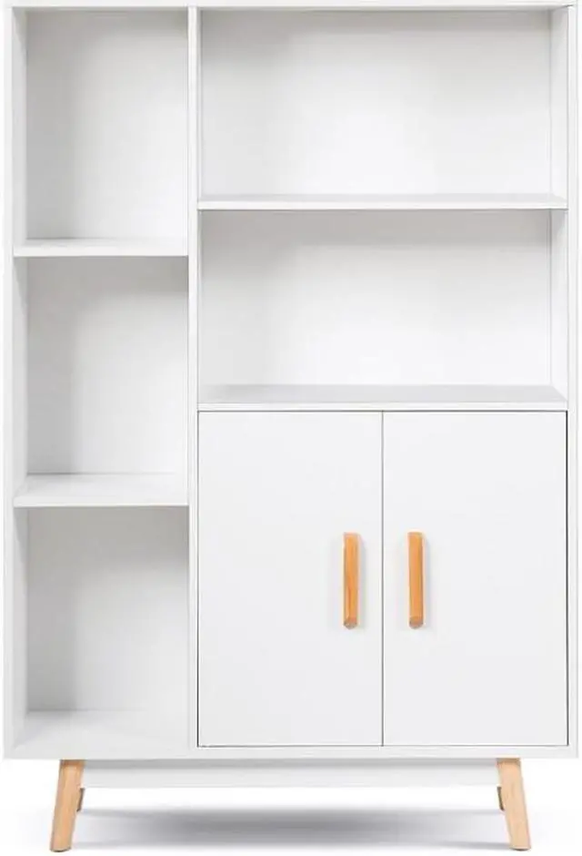 Alt view image 6 of 7 - SlickBlue Free Standing Pantry Cabinet with 2 Door Cabinet and 5 Shelves