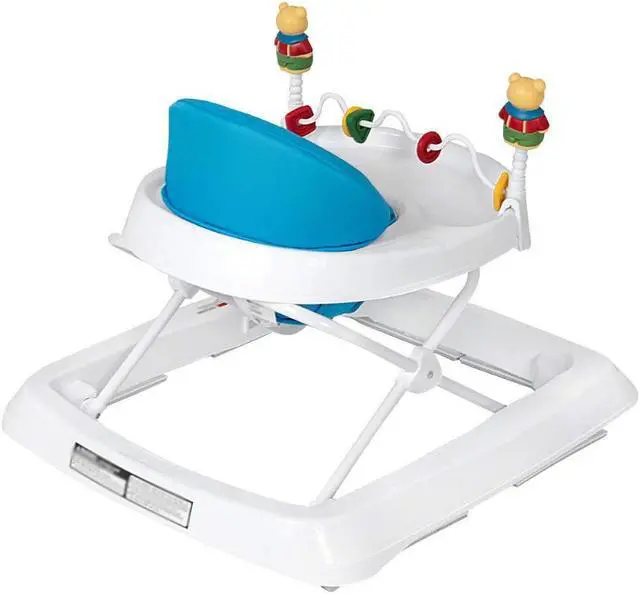 Alt view image 3 of 7 - SlickBlue Adjustable Height Removable Folding Portable Baby Walker