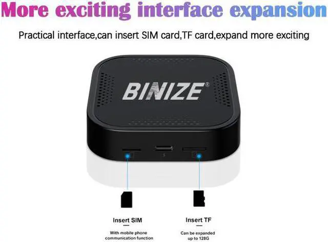 Alt view image 7 of 7 - Binize CarPlay Wireless Adapter, AI Box Multimedia Video for Car with OEM Wired CarPlay,Wireless CarPlay&Android Auto,Add Android 13 System to Factory Radio,
Support GPS Navigation,Netflix,Play&Plug