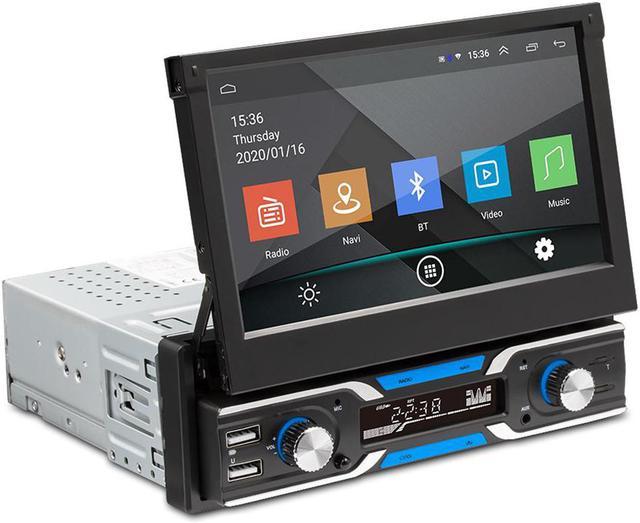  Automatic Flip Out Single Din Car Stereo Radio